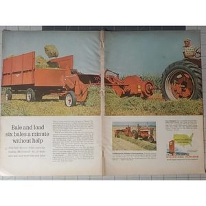 McCormick Farmall Tractor Baling Advertisement 1961